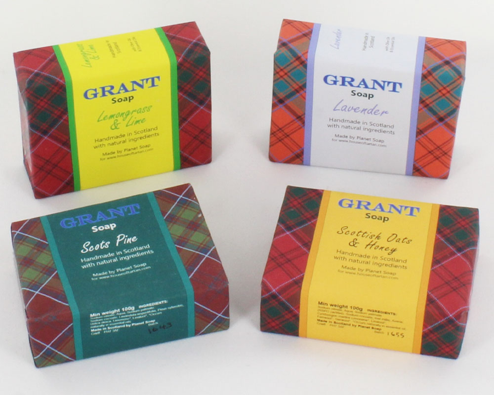 Soap, Handmade, Grant Tartan